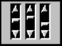 Image shows 3 vertical sliders,
 side-by-side.